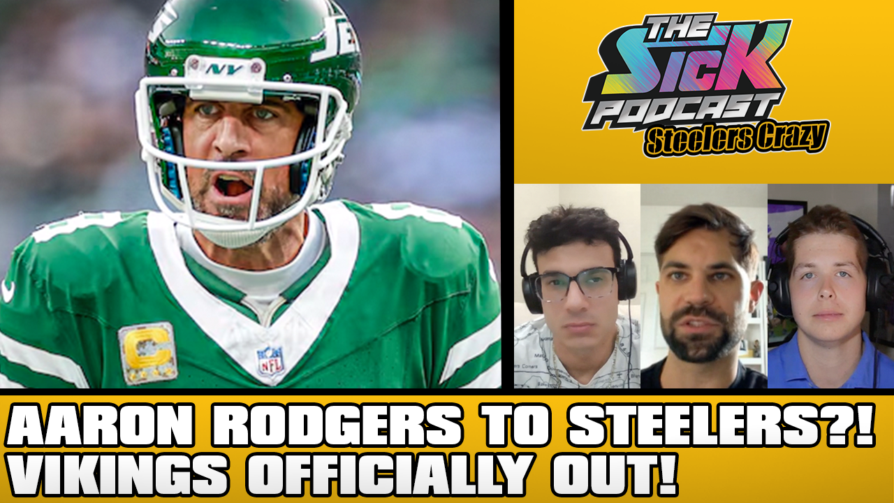 Steelers Talk #204 - Aaron Rodgers to Steelers?! Vikings Officially OUT! episode artwork