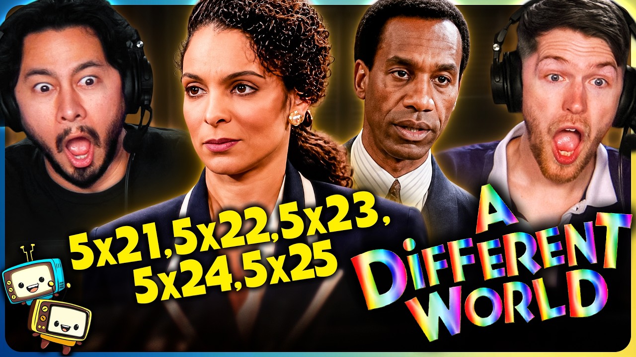 A DIFFERENT WORLD Season 5 Episodes 21-25 Reaction! | Jasmine Guy, Kadeem Hardison, w/ Jaby Koay episode artwork