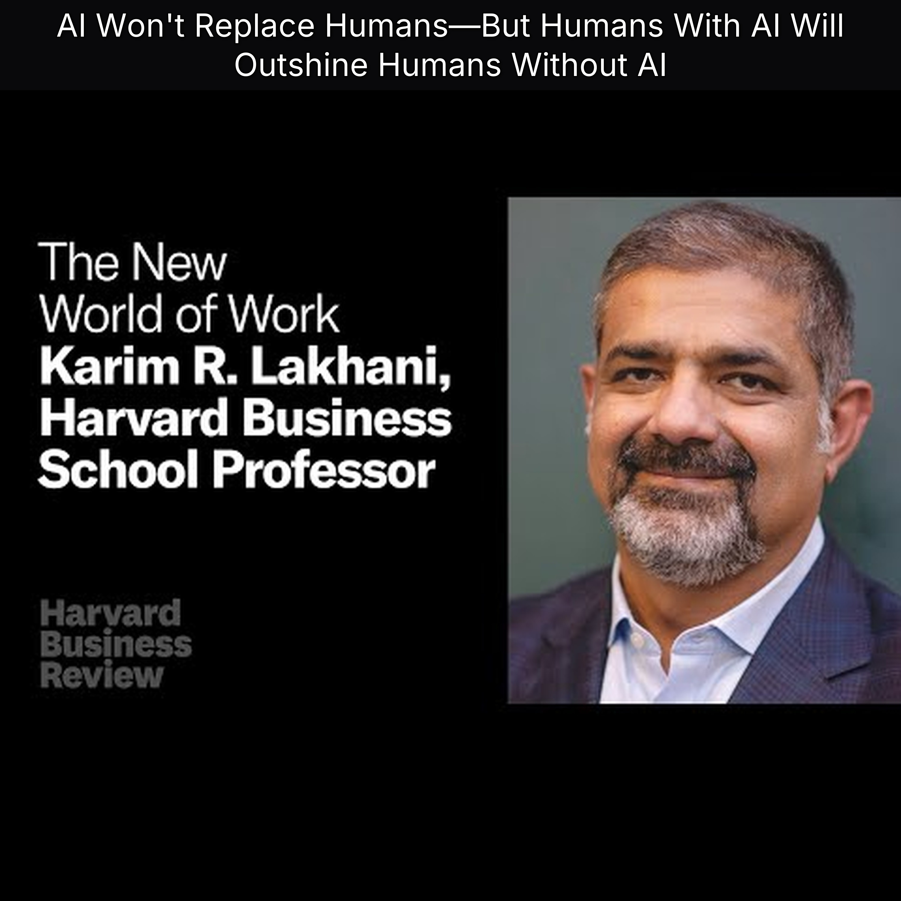 AI Won't Replace Humans—But Humans With AI Will Outshine Humans Without AI