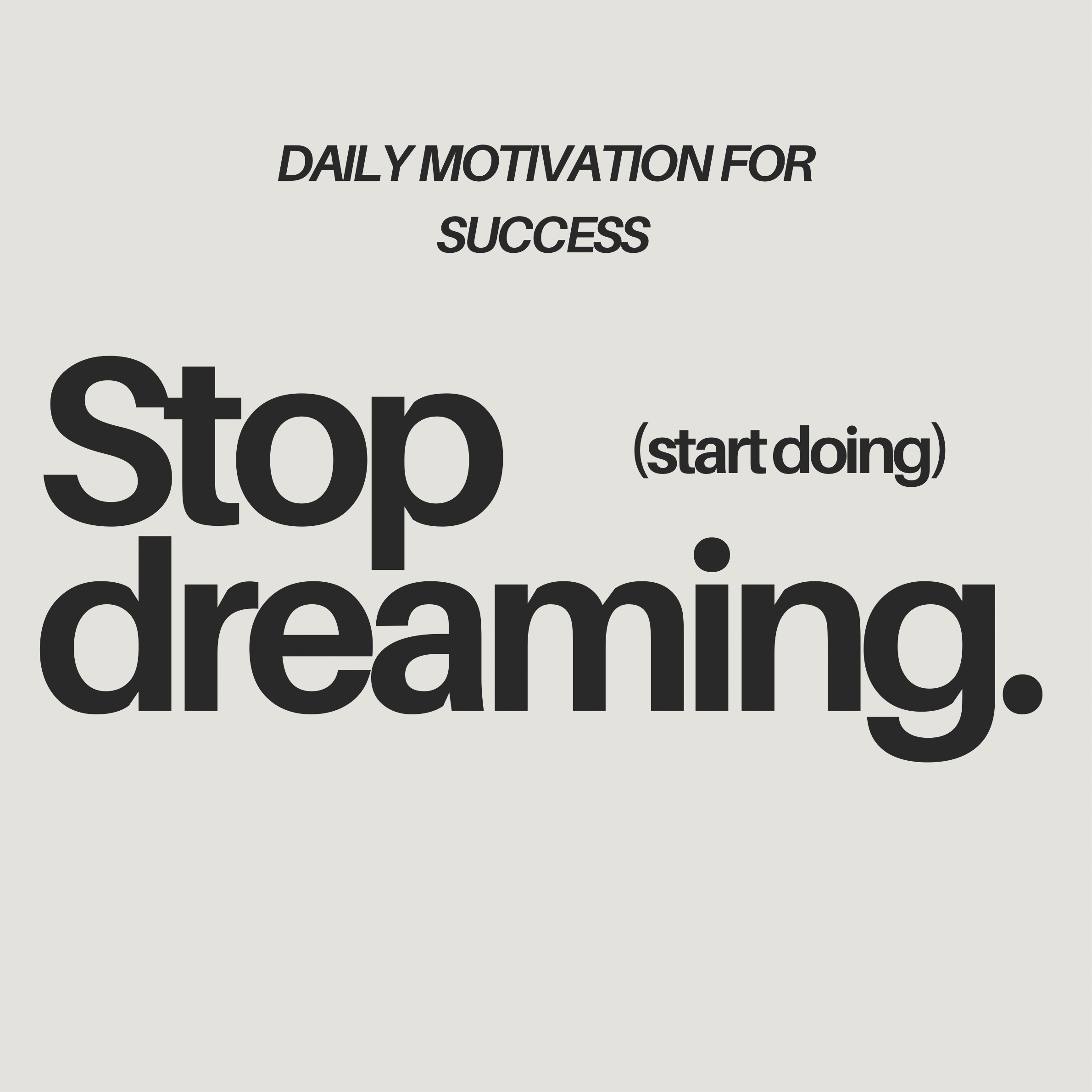 Daily Motivation For Success