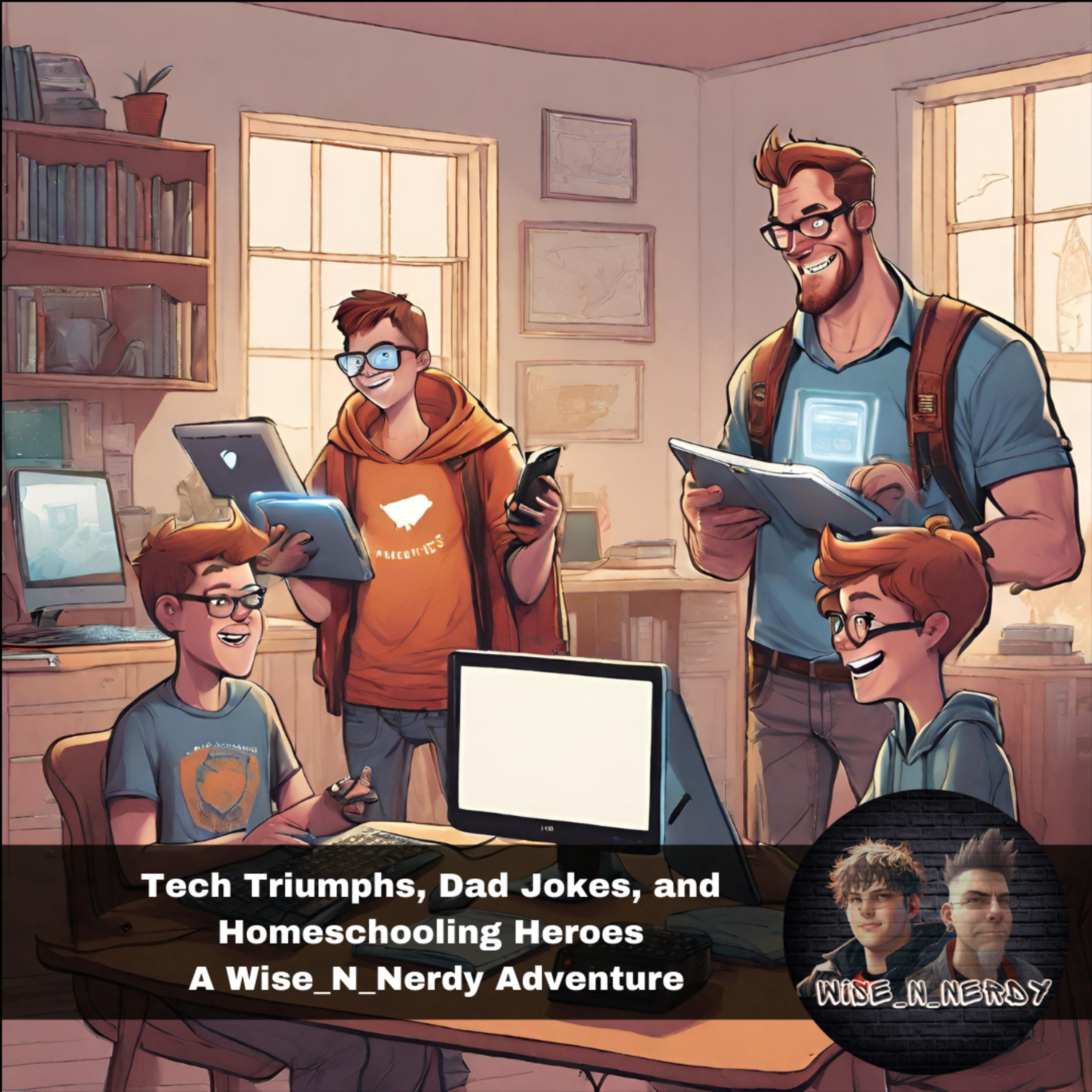 Tech Triumphs, Dad Jokes, and Homeschooling Heroes | A Wise_N_Nerdy Adventure episode artwork