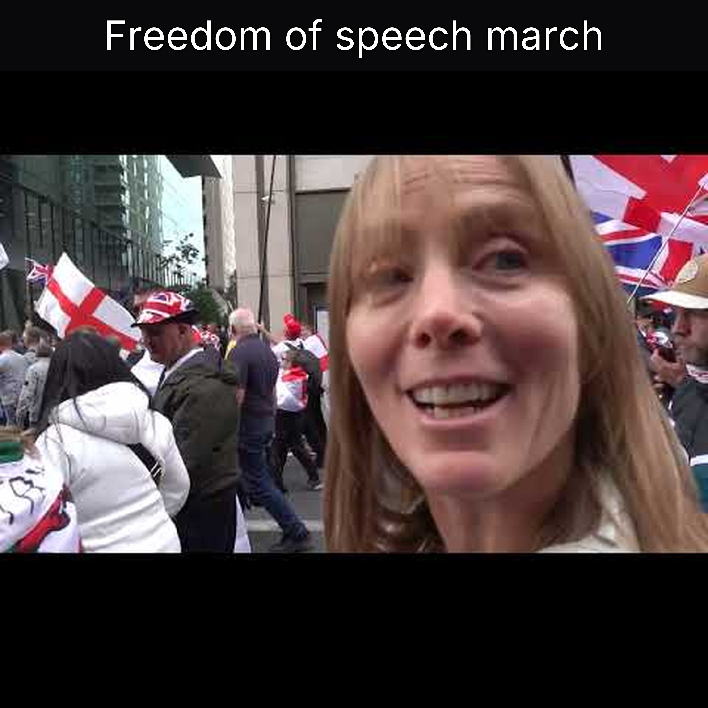 Freedom of speech march