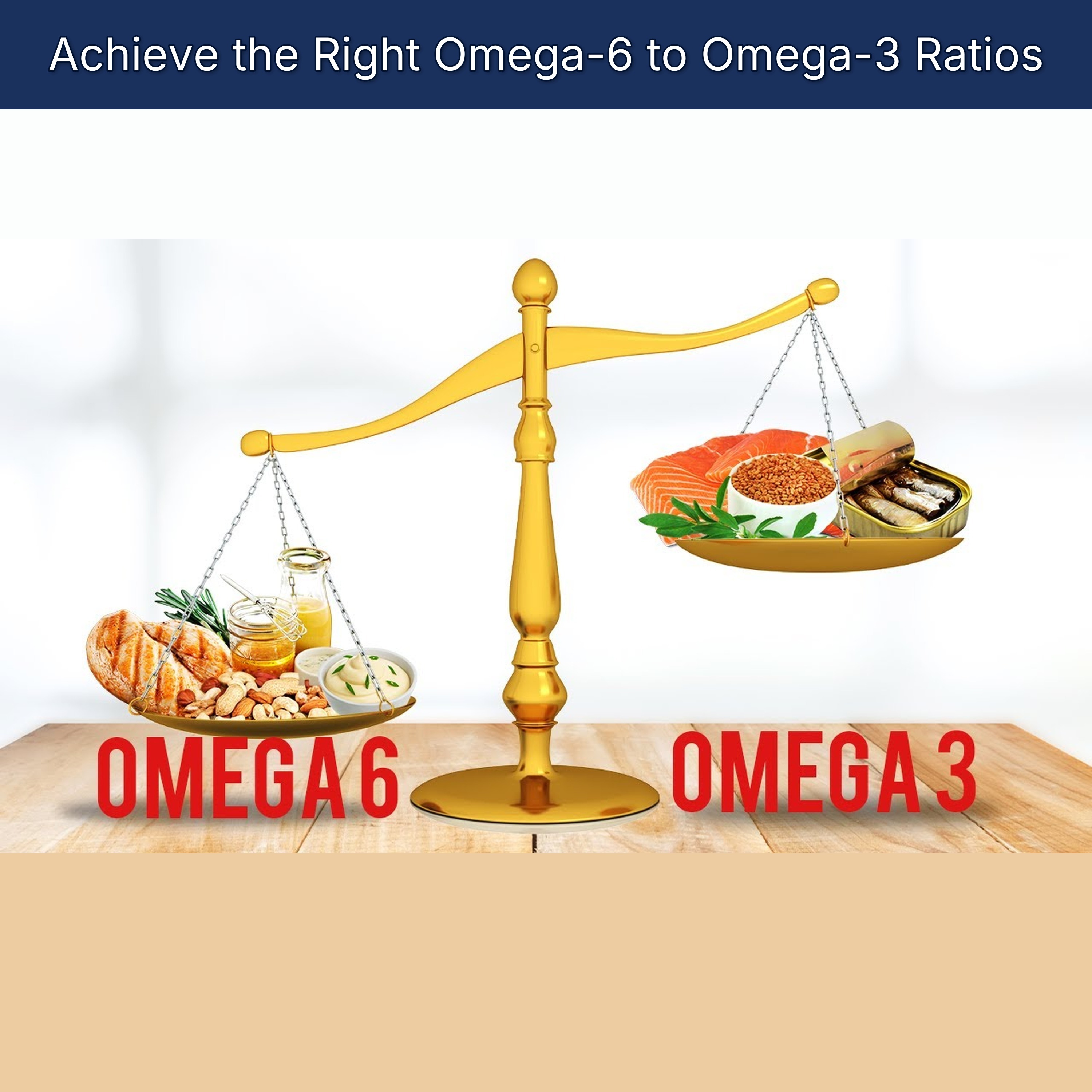 Achieve the Right Omega-6 to Omega-3 Ratios episode artwork