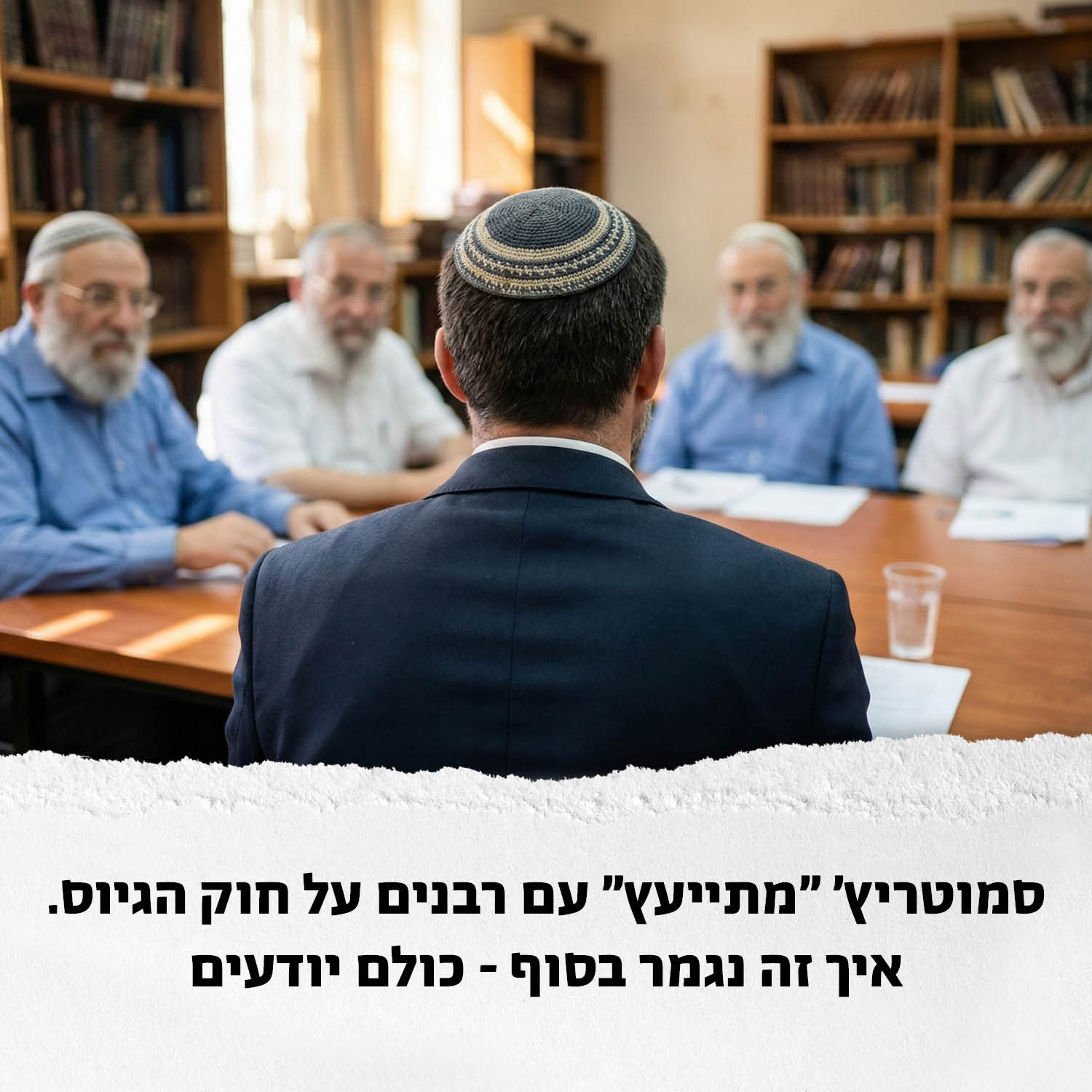 סמוטריץ' מתגייס נגד הגיוס