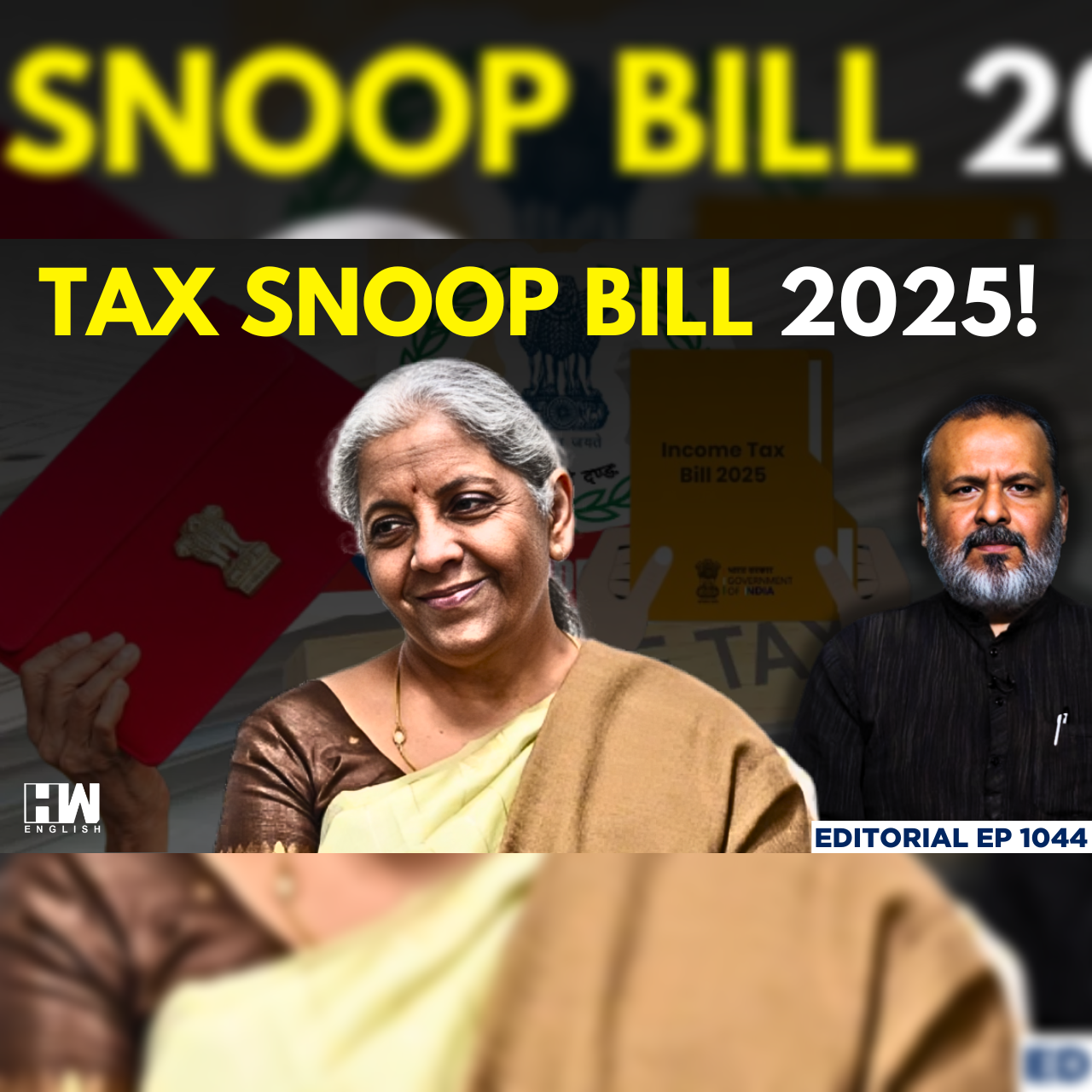 Is The Income Tax Bill 2025 A Threat To Privacy? | Editorial with Sujit Nair | FM Nirmala Sitharaman episode artwork