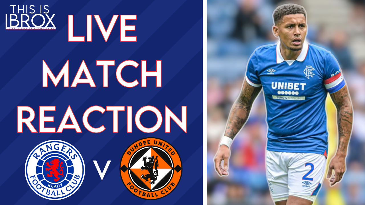 Rangers v Dundee Utd | Live Match Reaction | Scottish Premiership episode artwork