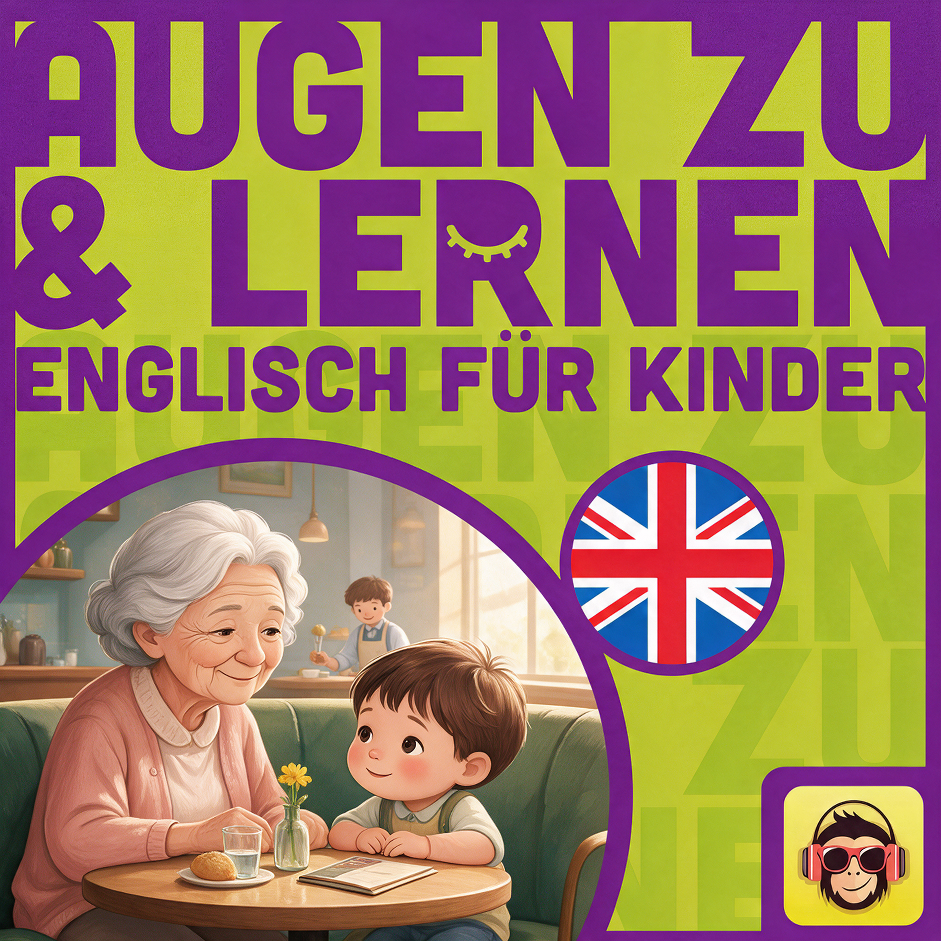 Cover: Englisch für Kinder: Im Café - Vokabeln zum Einschlafen