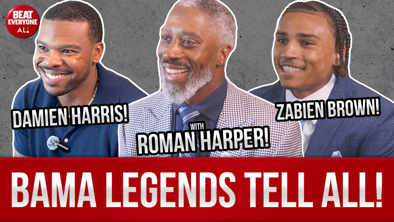 Alabama football legends TELL ALL! Roman Harper, Damien Harris, & Zabien Brown from SEC MEDIA DAYS! episode artwork