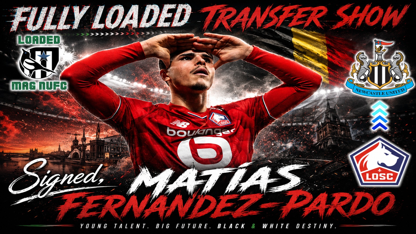 👀Matias Fernandez-Pardo DEAL AGREED‼️Nick Woltemade LOANED OUT👋​💰FULLY LOADED TRANSFER SHOW episode artwork