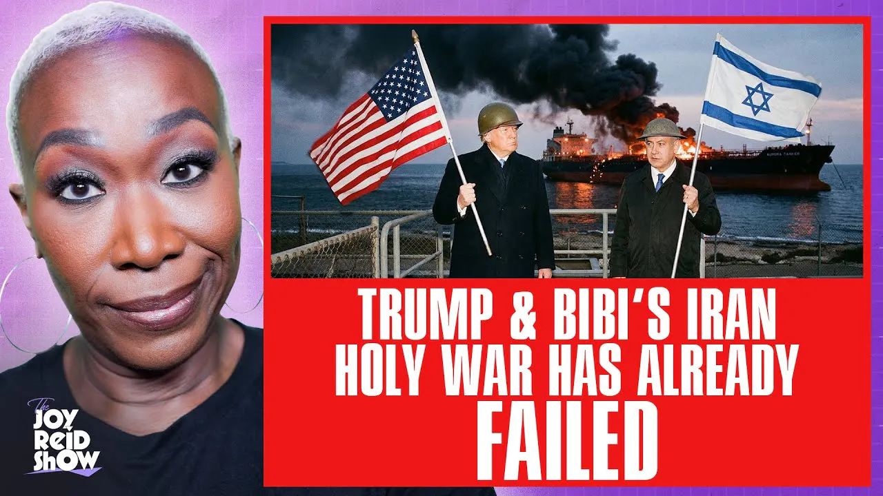 Trump & Bibi's Iran Holy War Has Already FAILED | The Joy Reid Show LIVE! — The Joy Reid Show cover