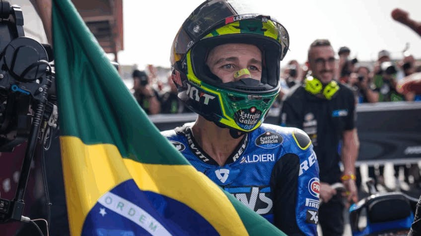 GP de Portugal da Moto2: 'Diogo Moreira conseguirá o primeiro título pra gente' GP de Portugal da Moto2: 'Diogo Moreira conseguirá o primeiro título pra gente'