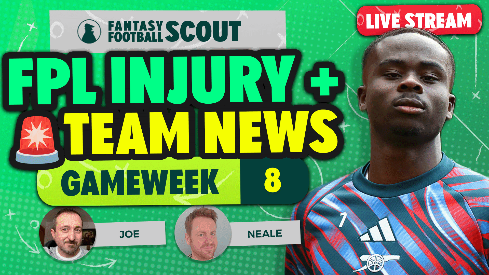 GW8: FPL Team News | Saka Latest! episode artwork