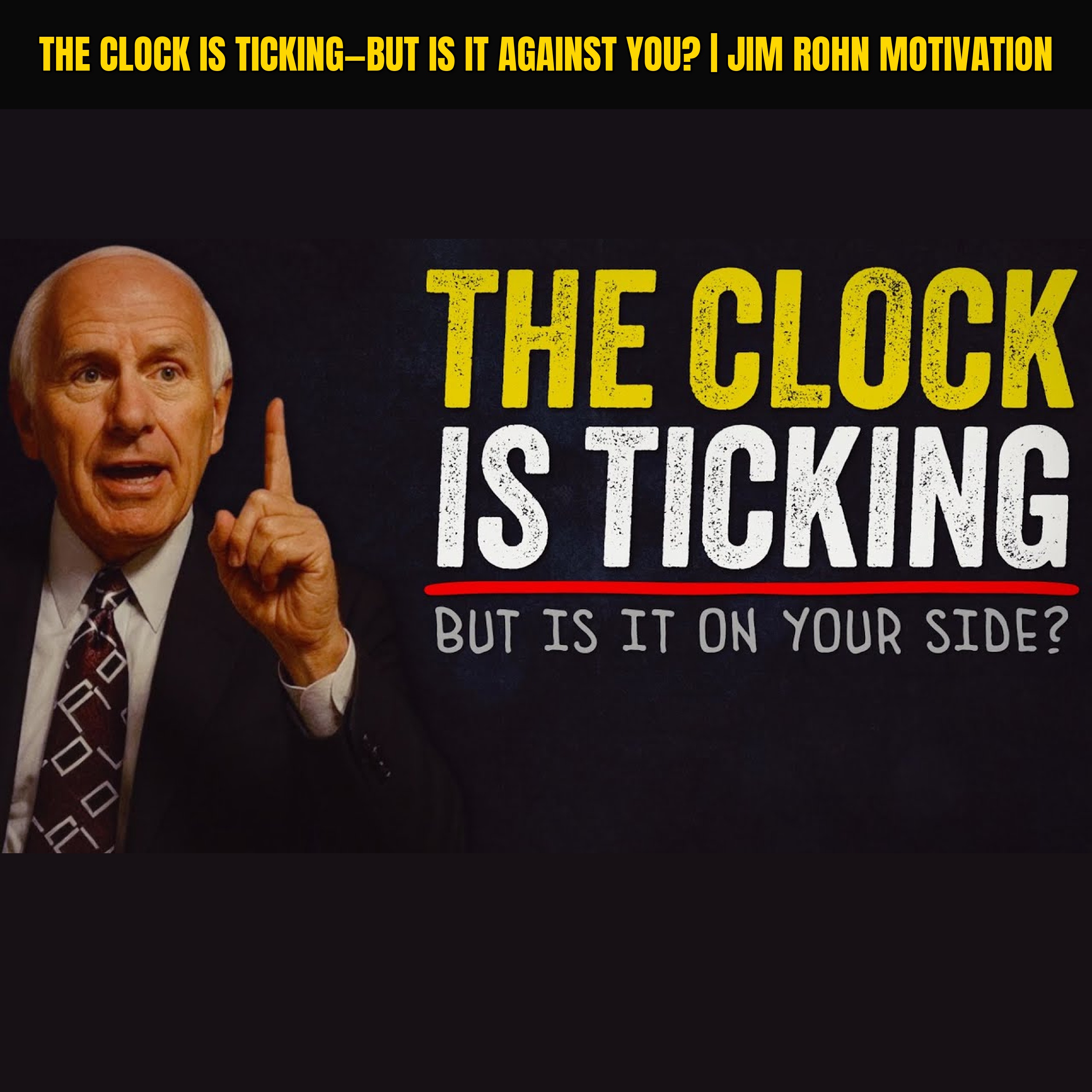 The Clock is Ticking—But is It Against You? | Jim Rohn Motivation