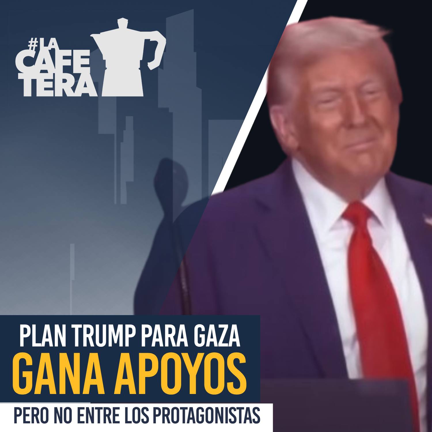El Plan Trump para Gaza gana apoyos pero no entre los protagonistas
