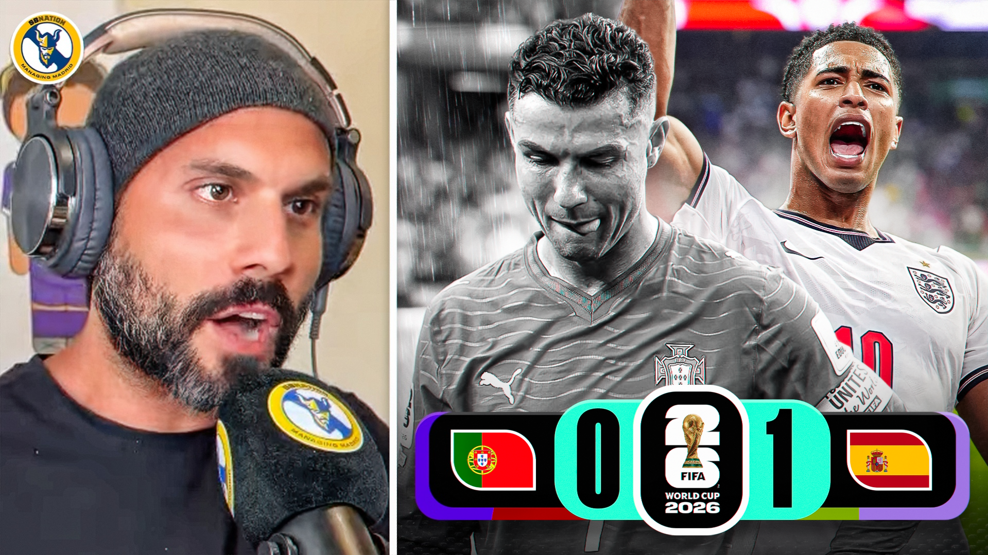 REACTION: A Terrible Portugal Are Eliminated From The World Cup. PLUS: Jude Bellingham Greatness episode artwork