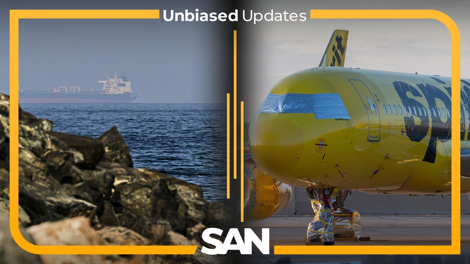 Hormuz escorts begin, Iran threatens attacks; Spirit collapse sparks blame episode artwork