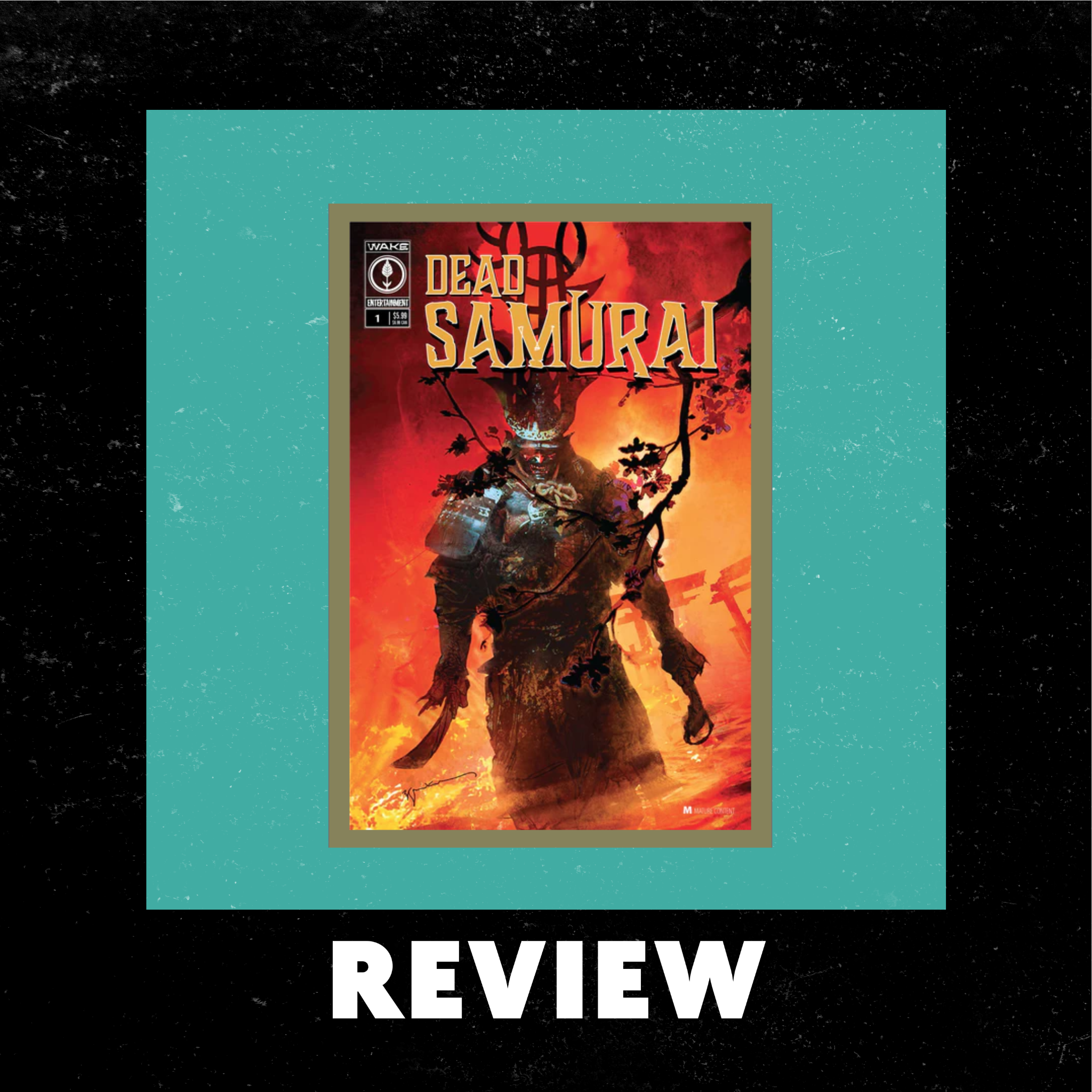 John Dolmayan's "Dead Samurai"- Comic Book review by Grant Crossan episode artwork