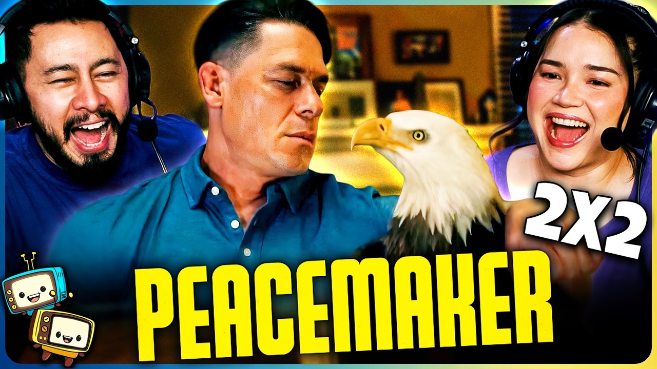 PEACEMAKER (2025) 2x2 Reaction w/ Jaby & Achara! | "A Man is Only As Good As His Bird" |  DC episode artwork