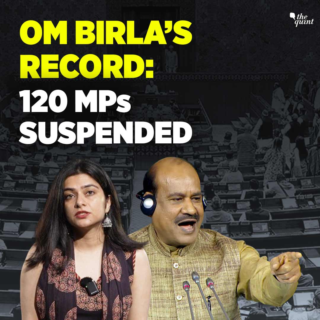 112 MPs Suspended: Inside Om Birla’s Lok Sabha Record