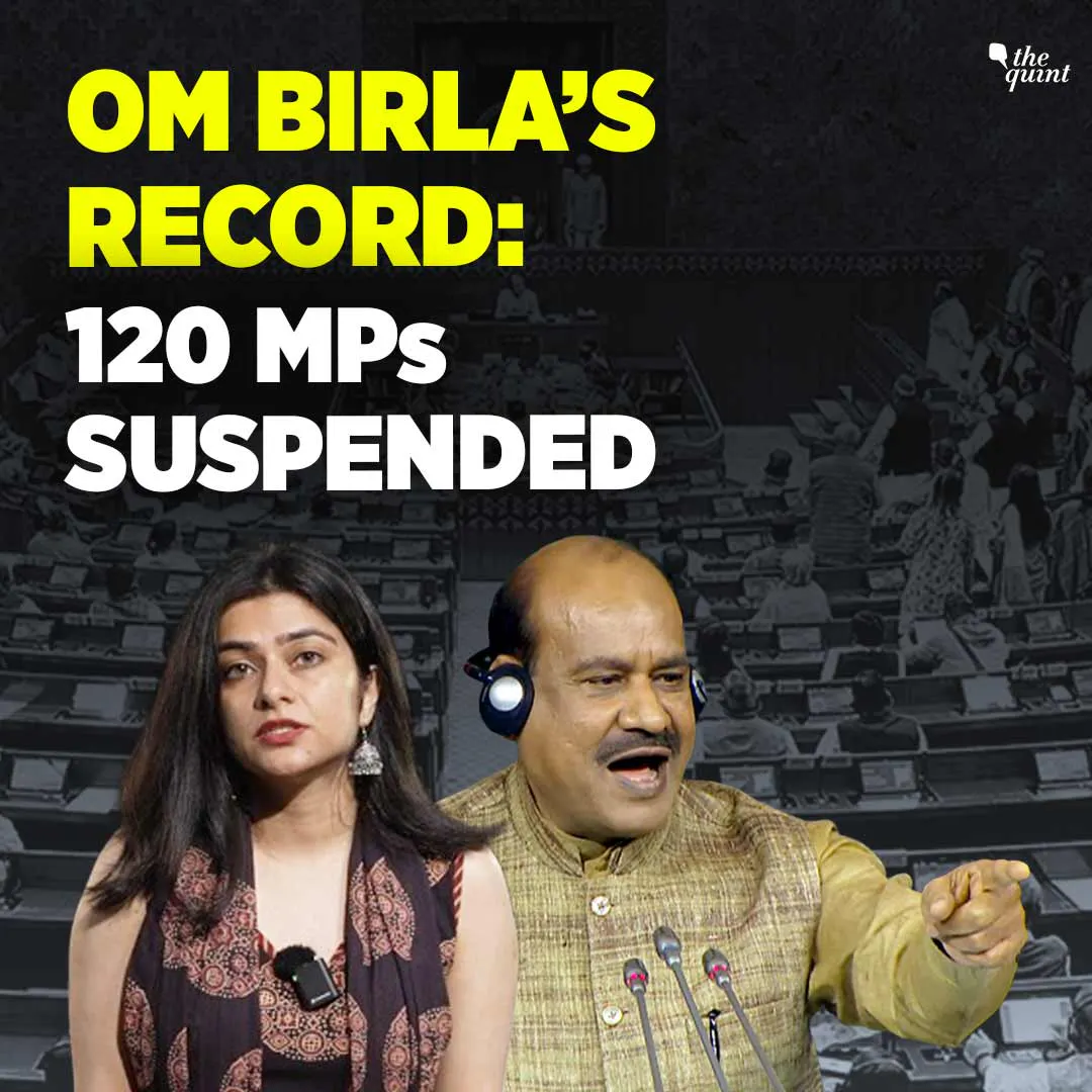 112 MPs Suspended: Inside Om Birla’s Lok Sabha Record 112 MPs Suspended: Inside Om Birla’s Lok Sabha Record