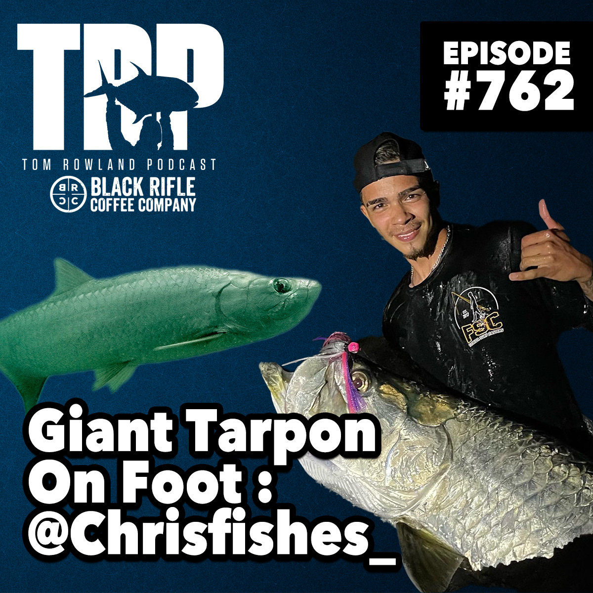Giant Tarpon on Foot: @Chrisfishes_