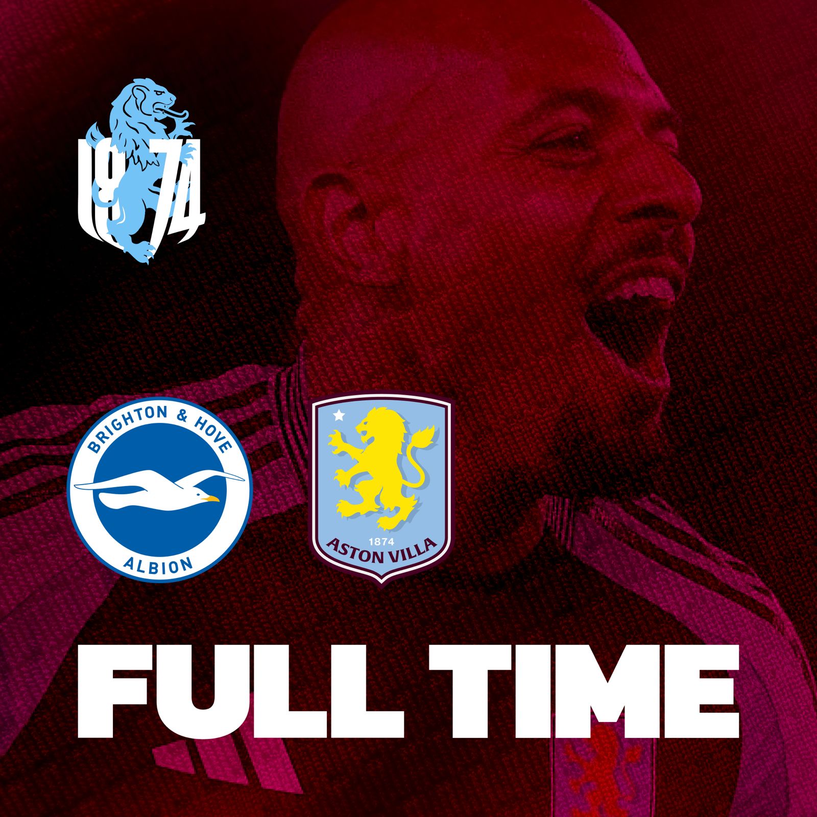 Full Time: Brighton 0-3 Aston Villa CLINICAL Villa see off Seagulls