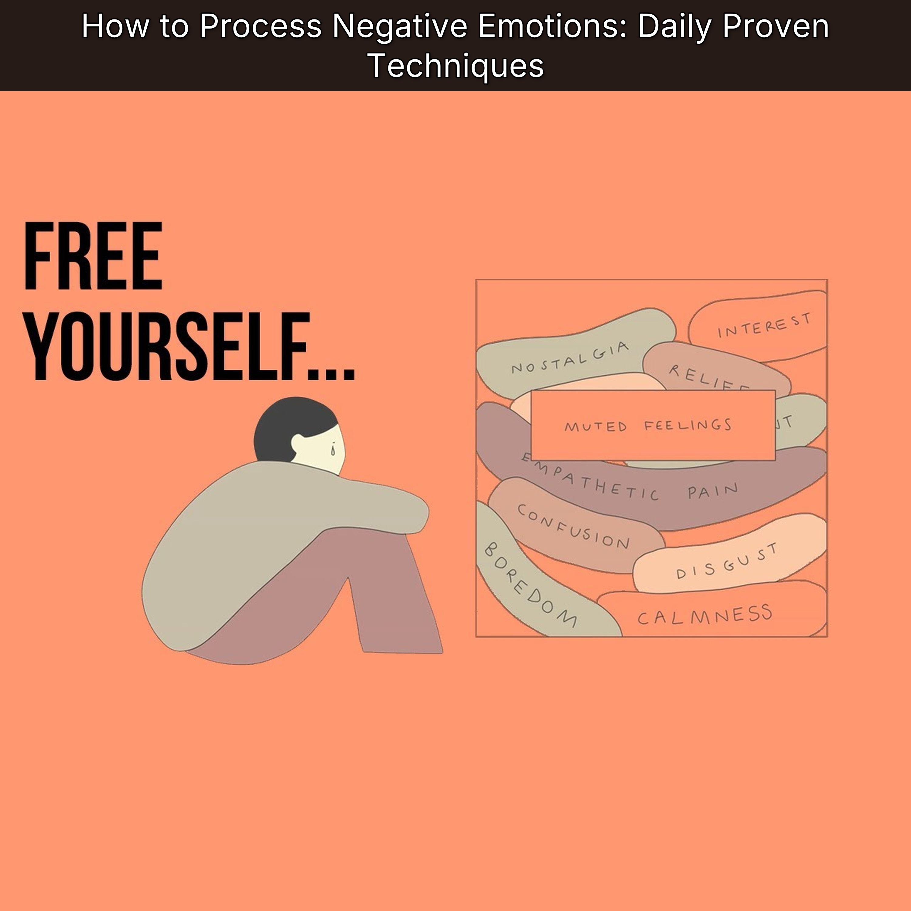 How to Process Negative Emotions: Daily Proven Techniques