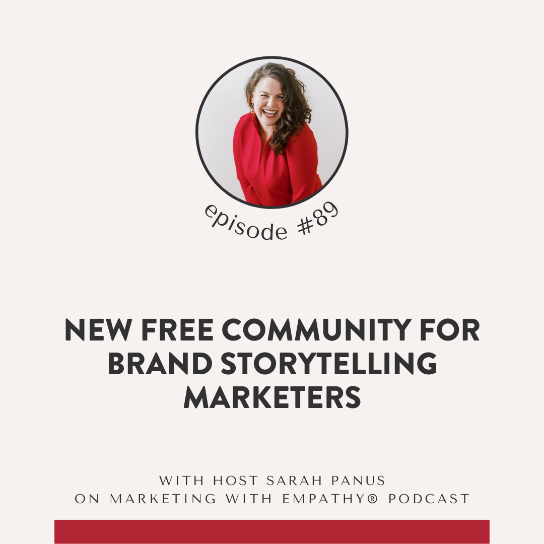 89. Free Brand Storytelling Marketer Community
