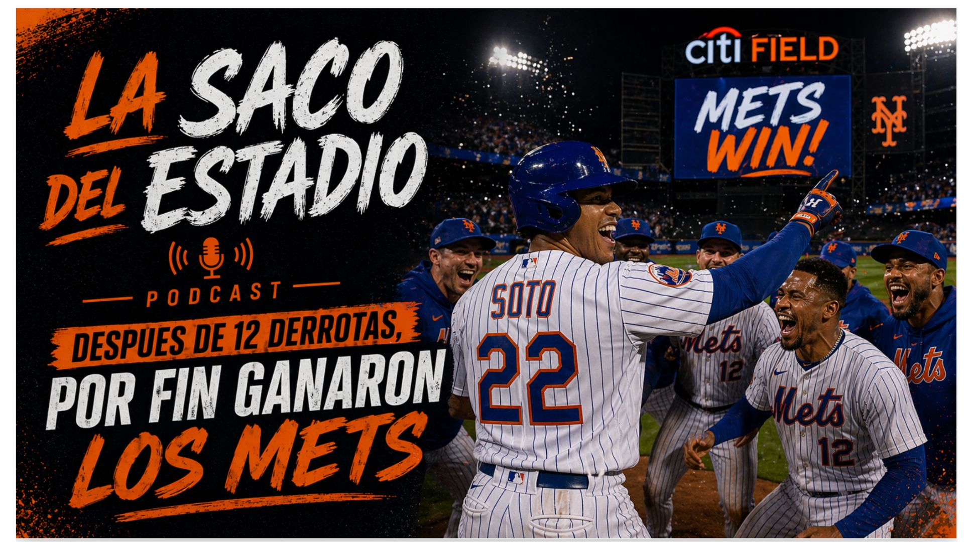 Después de 12 derrotas,por fin ganaron los Mets⚾️ episode artwork