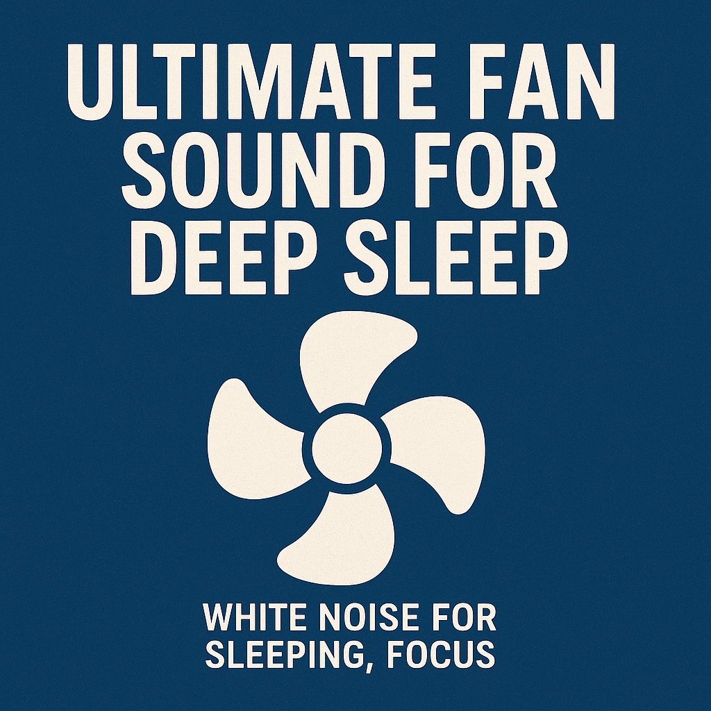 ULTIMATE FAN SOUND FOR DEEP SLEEP |  White Noise for Sleeping, Focus