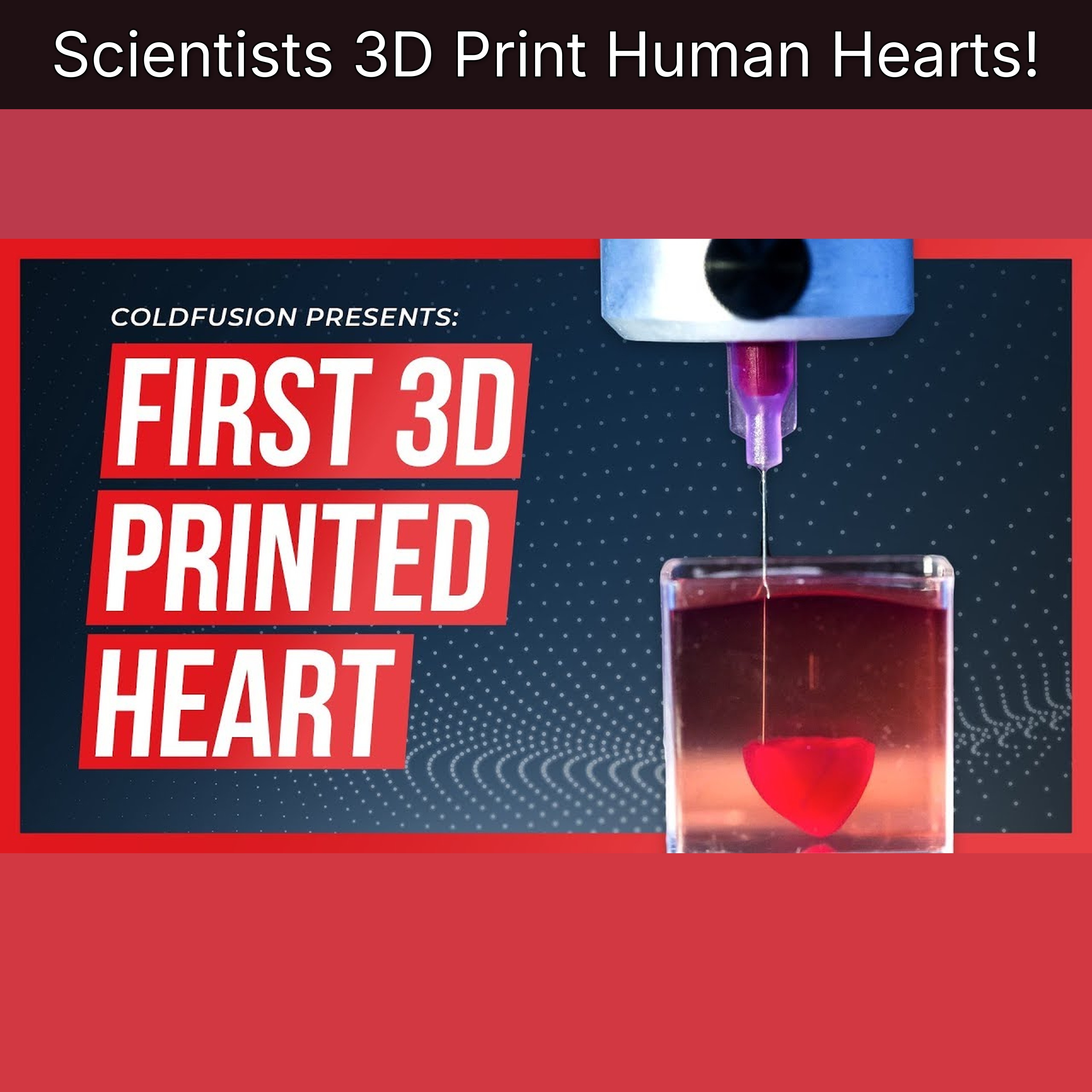 Scientists 3D Print Human Hearts!