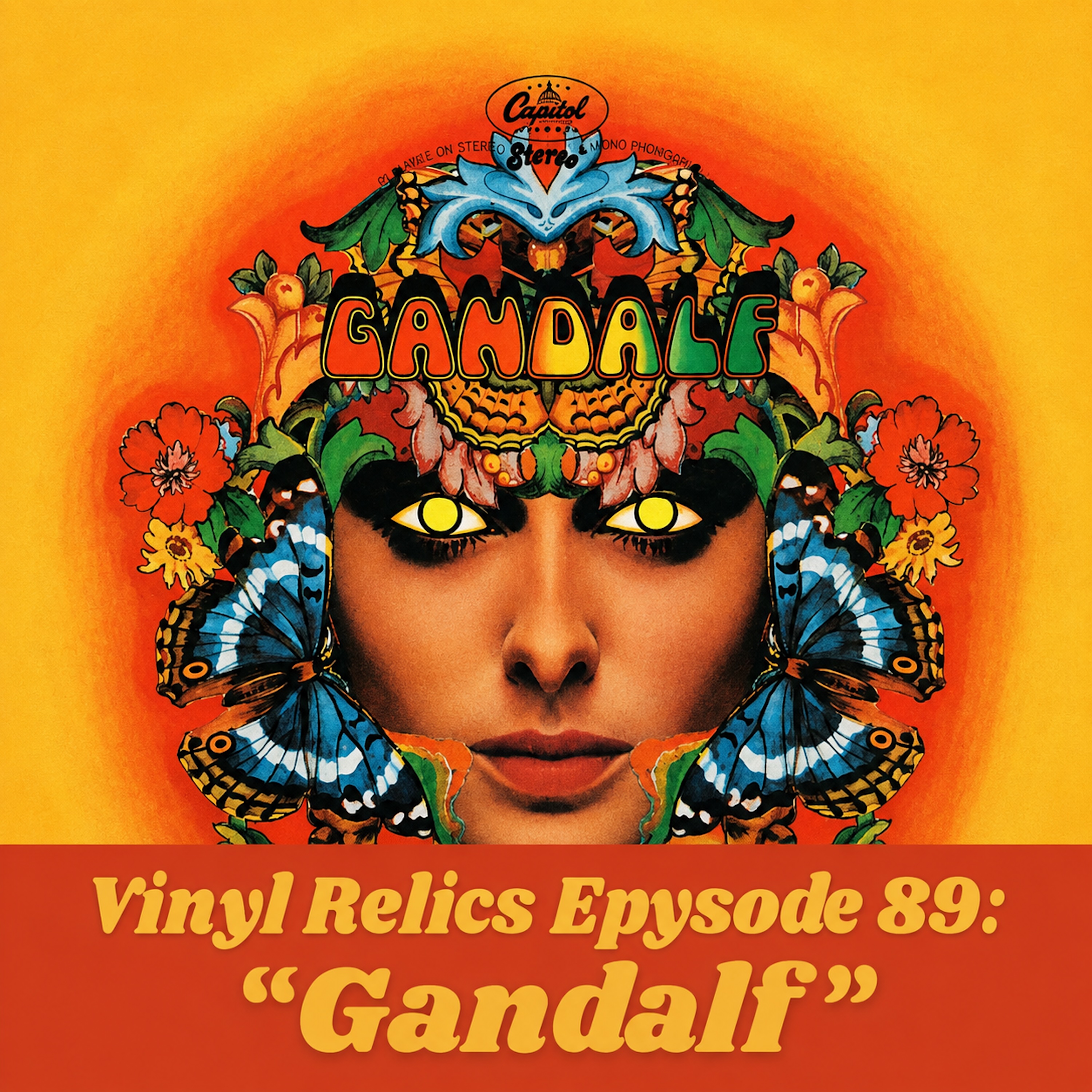 VINYL RELICS | 1969’s Gandalf: A Psychedelic Dream Lost in Time episode artwork