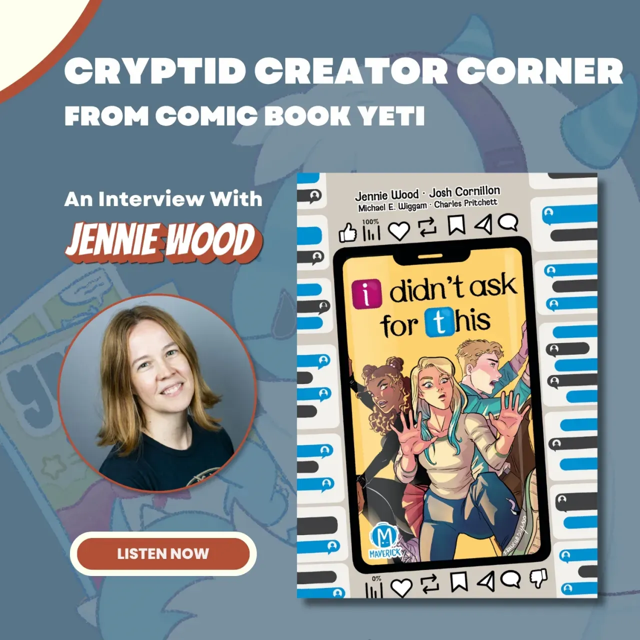 Jennie Wood Interview - I Didn't Ask For This episode artwork