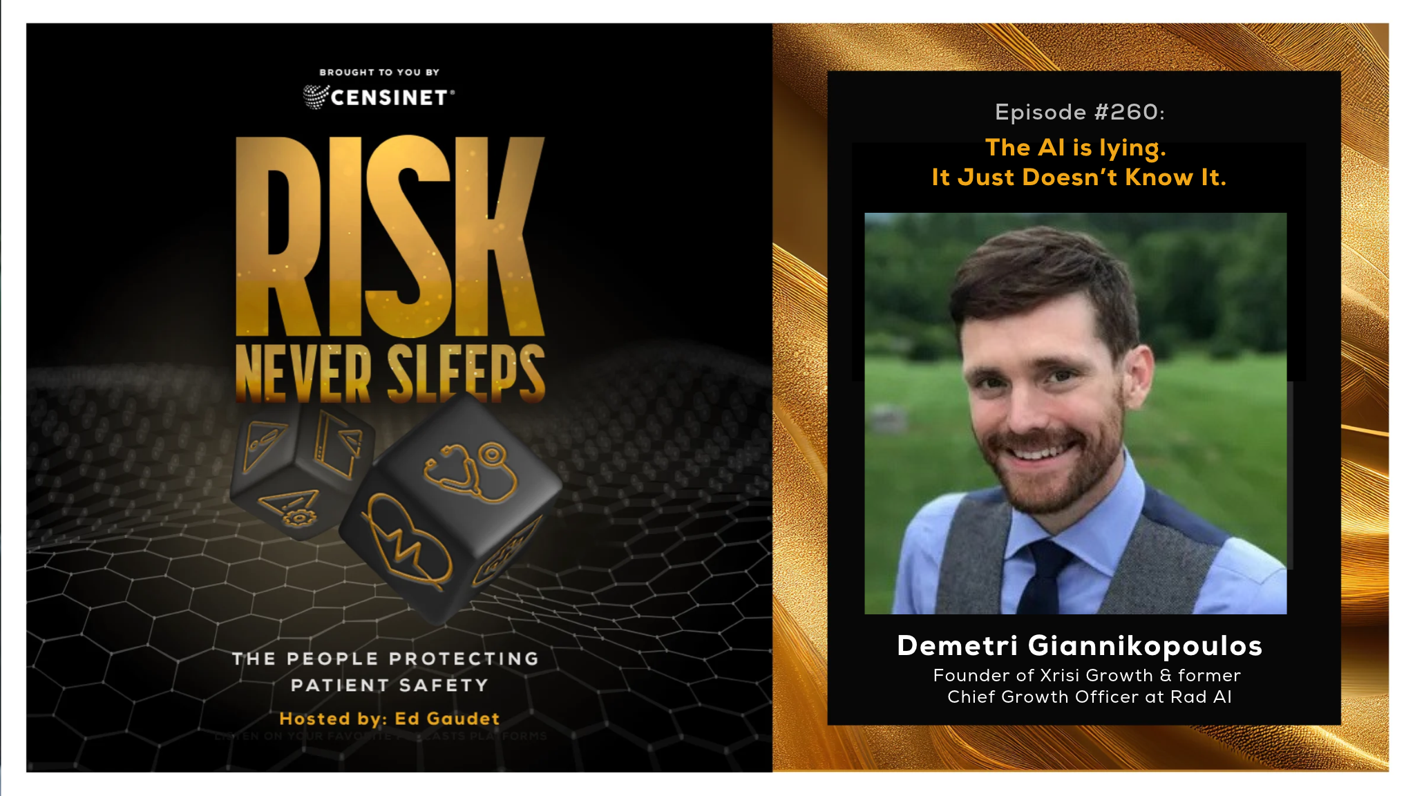 Episode #260. The AI Is Lying. It Just Doesn’t Know It, with Demetri Giannikopoulos, founder of Xrisi Growth and former Chief Growth Officer at Rad AI