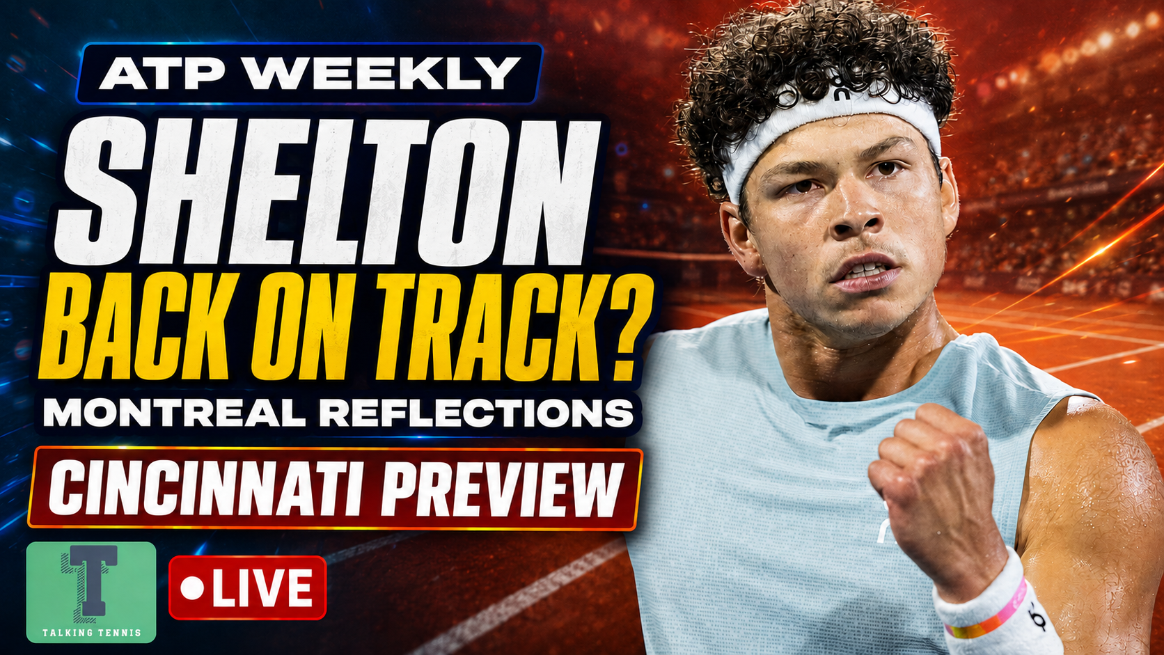 ATP Weekly: Montreal reflections | Is Shelton back on track? Cincinnati preview as Djokovic returns but Sinner & Alcaraz remain absent episode artwork