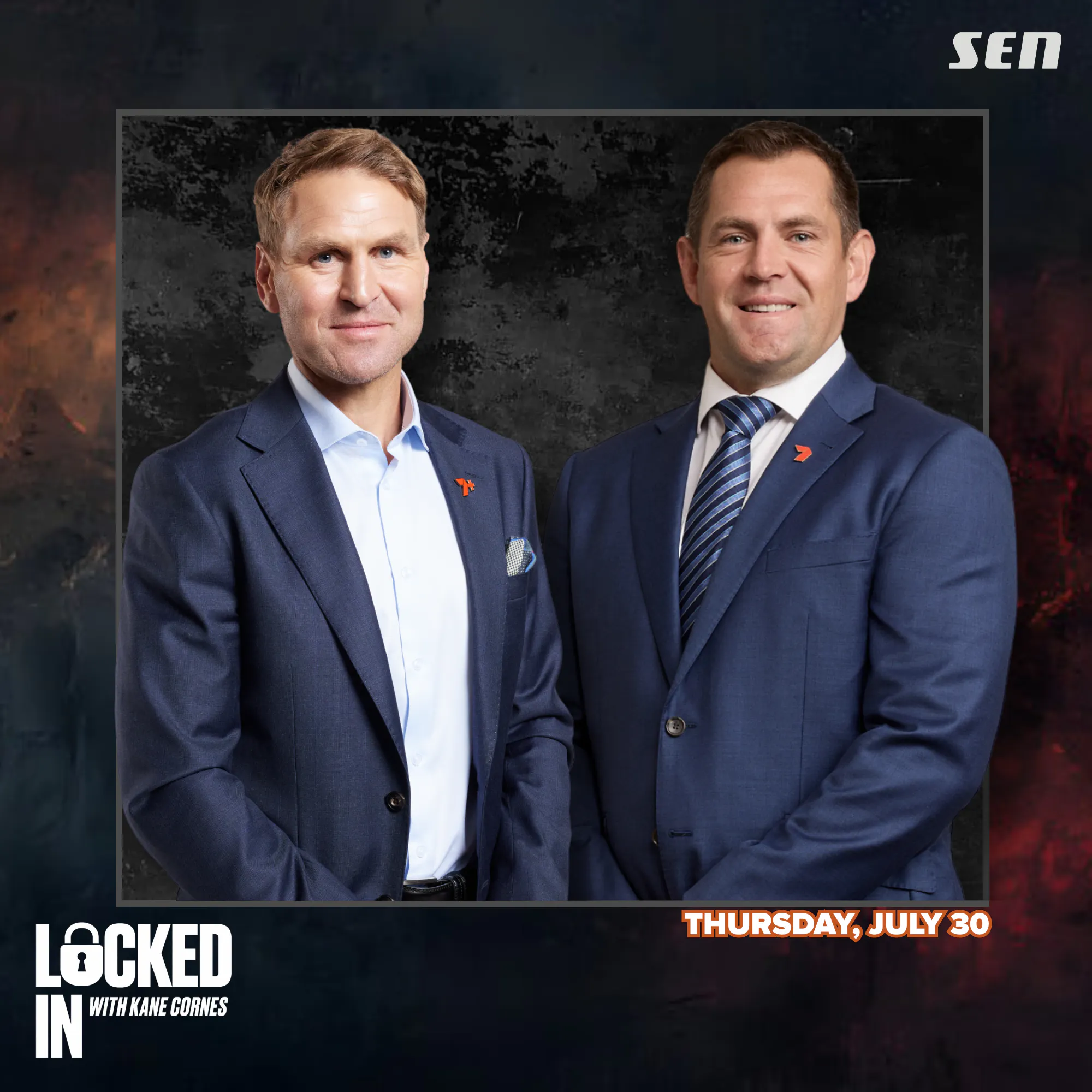 Locked In with Kane Cornes and Luke Hodge - Thursday Full Show (31.07.26)