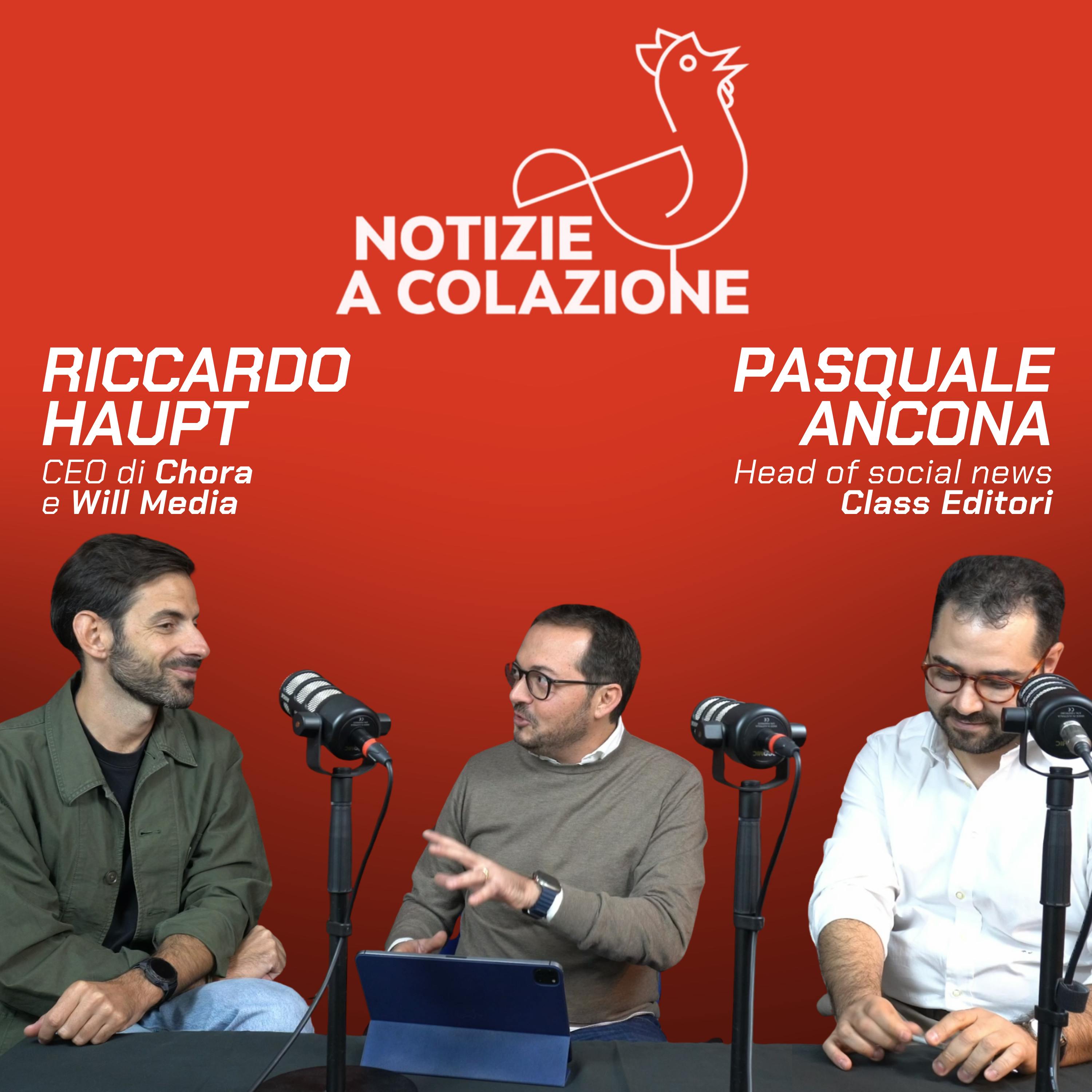 Lun 27 ott | Media, podcast, nuovi linguaggi e monetizzazione - con Riccardo Haupt Lun 27 ott | Media, podcast, nuovi linguaggi e monetizzazione - con Riccardo Haupt