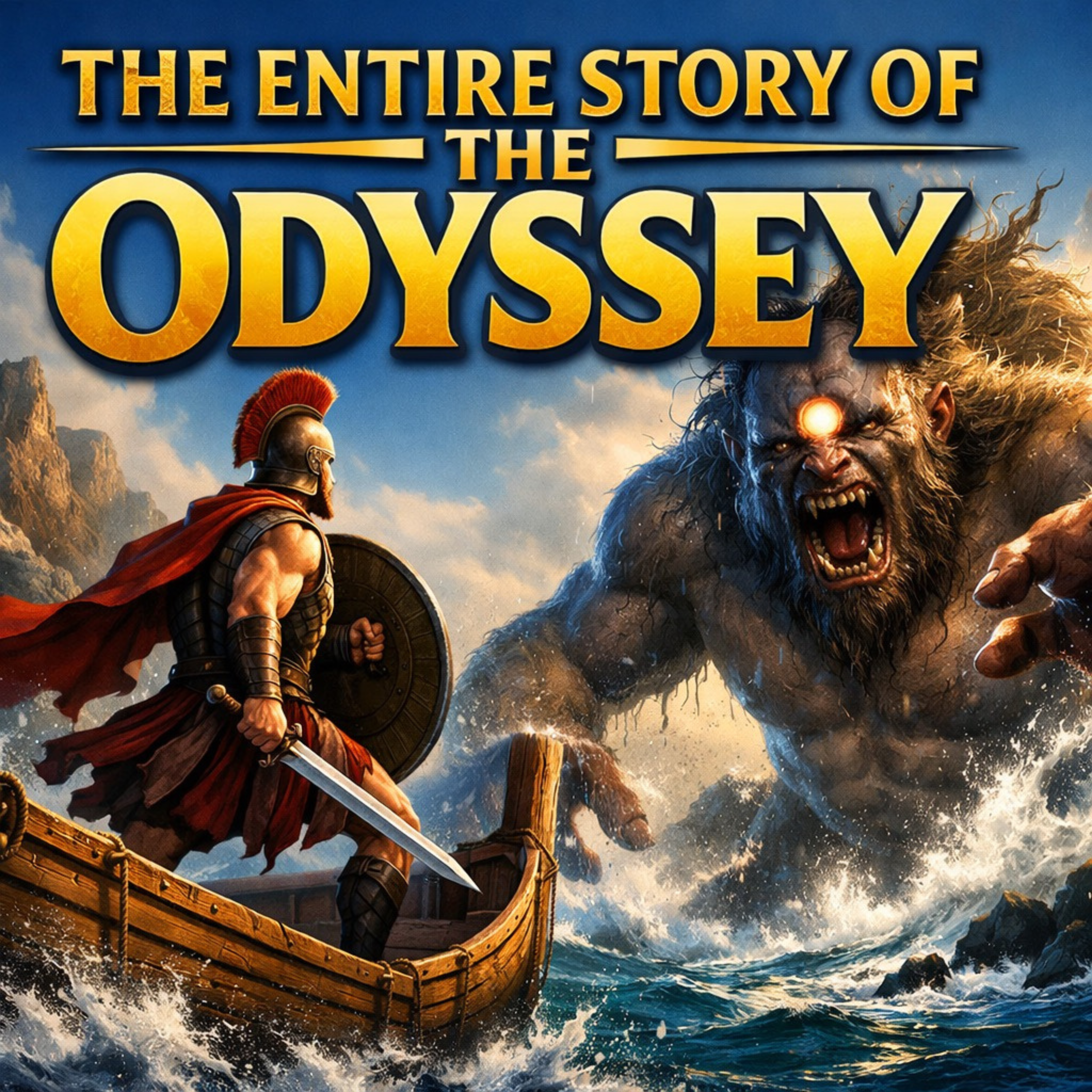 The ENTIRE Story of The Odyssey | Boring Greek Myths  | Boring History For Sleep