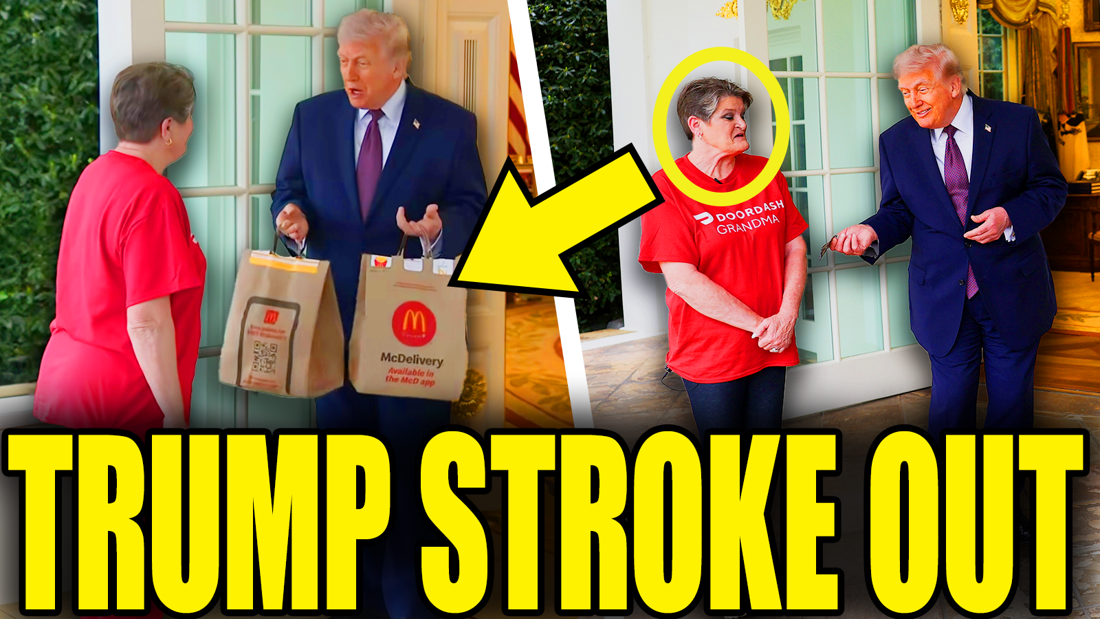 Trump McDonald's Stunt Backfires As Driver Disturbed By Stroke Out episode artwork
