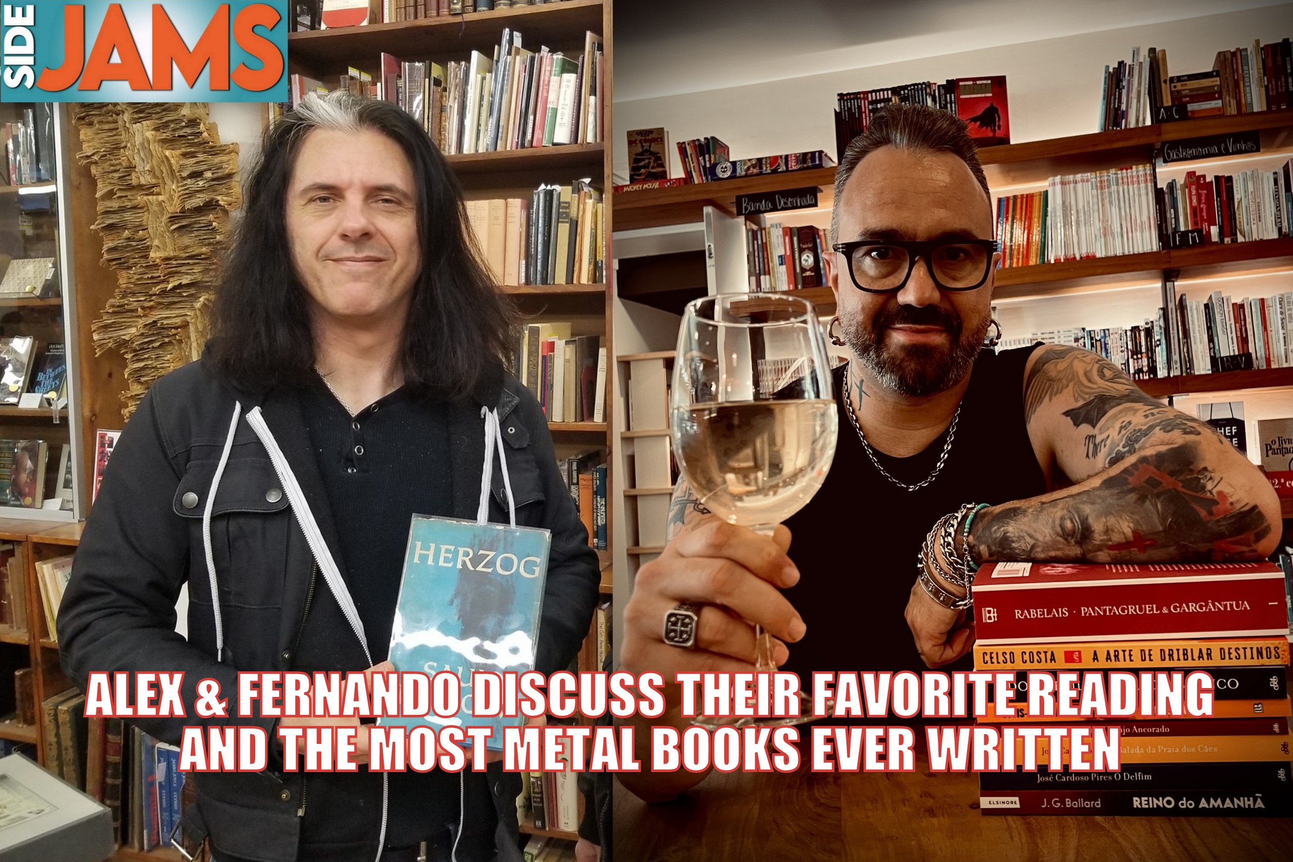 Side Jams 88: Alex Skolnick (Testament) and Fernando Ribeiro (Moonspell)