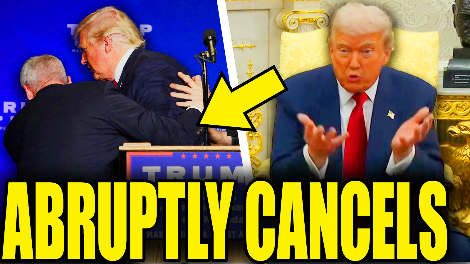 Trump Abruptly Cancels Everything As Easter Collapse Ends Plan