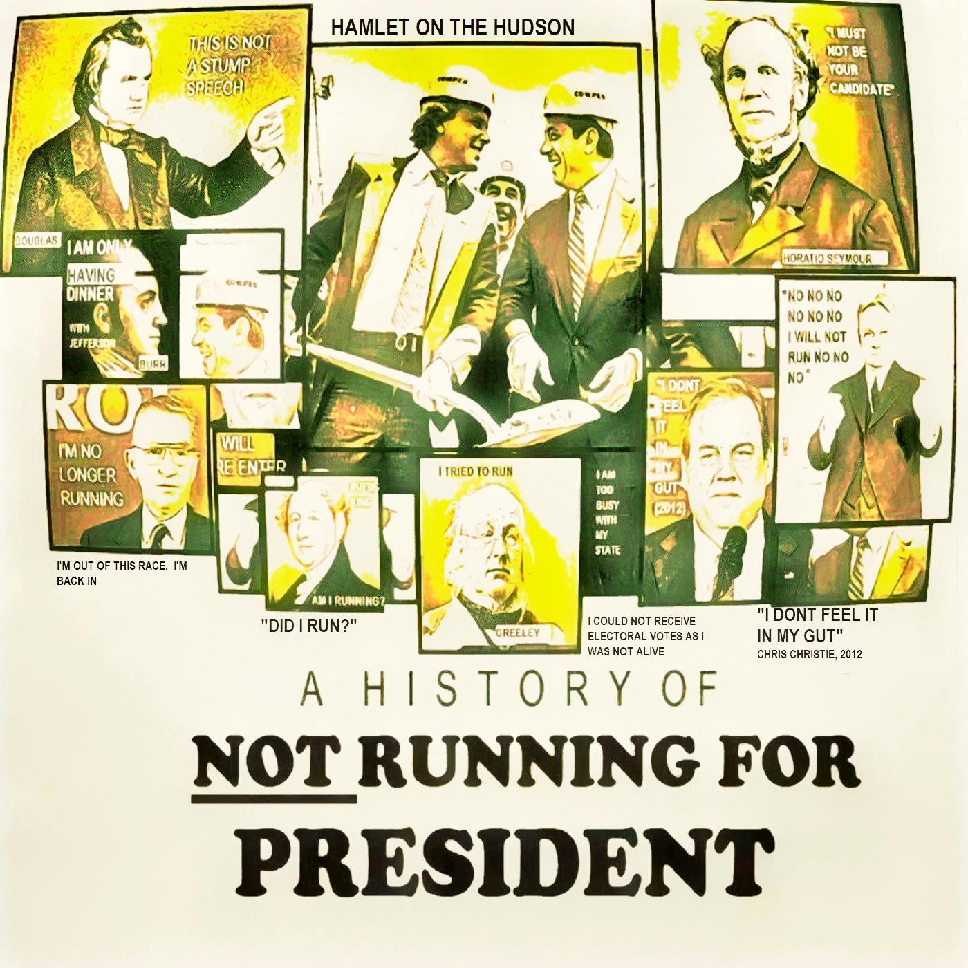 NOT RUNNING FOR PRESIDENT: Part One - Horatio Seymour, Horace Greeley and Others