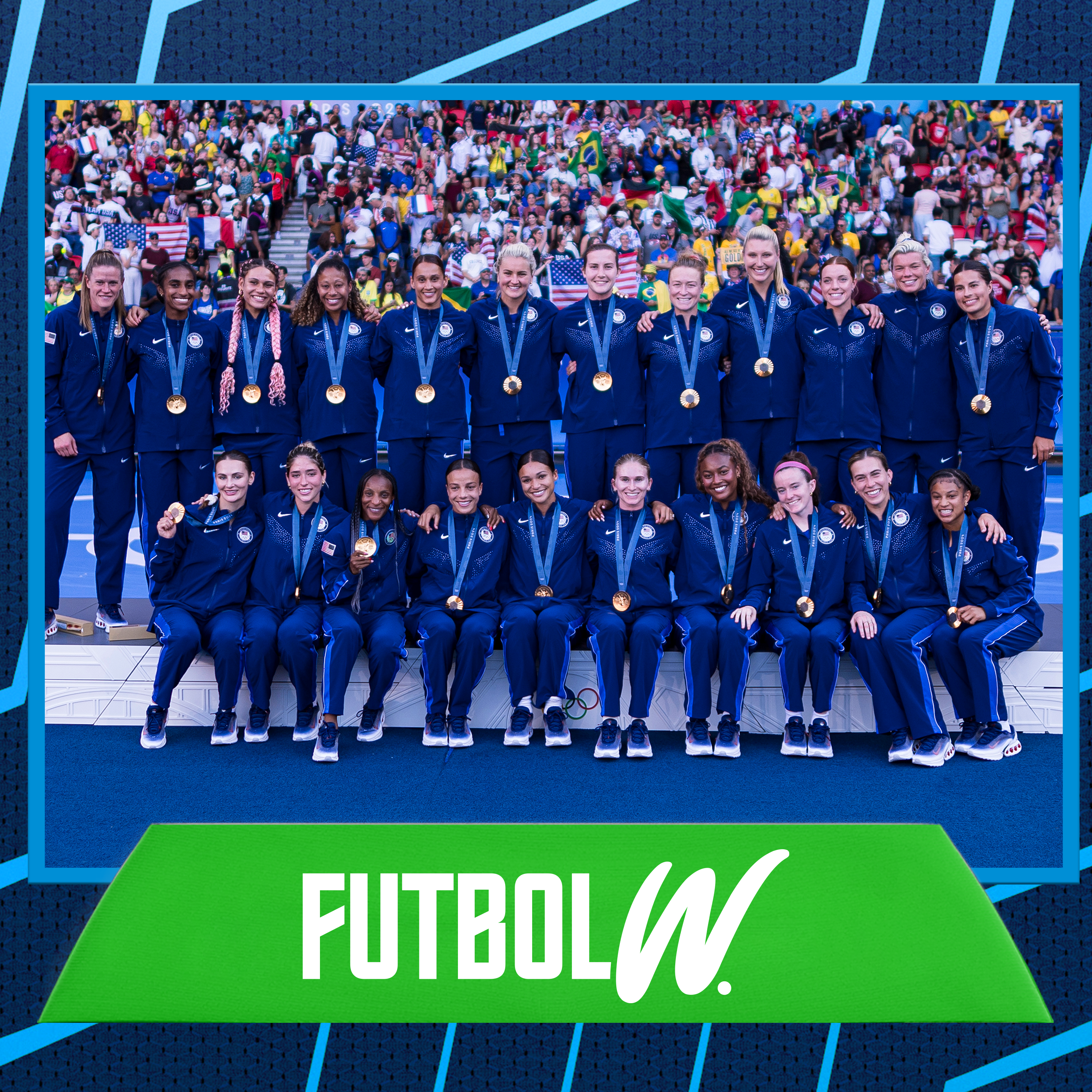 Futbol W: USA Shine Gold Again