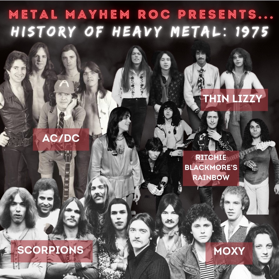 Metal Mayhem ROC- History Of Metal- 1975 episode artwork