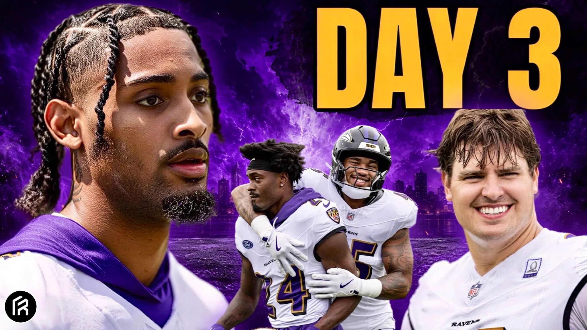 Ravens Training Camp Day 3: Nate Wiggins Shines & Pass Rush Dominates episode artwork