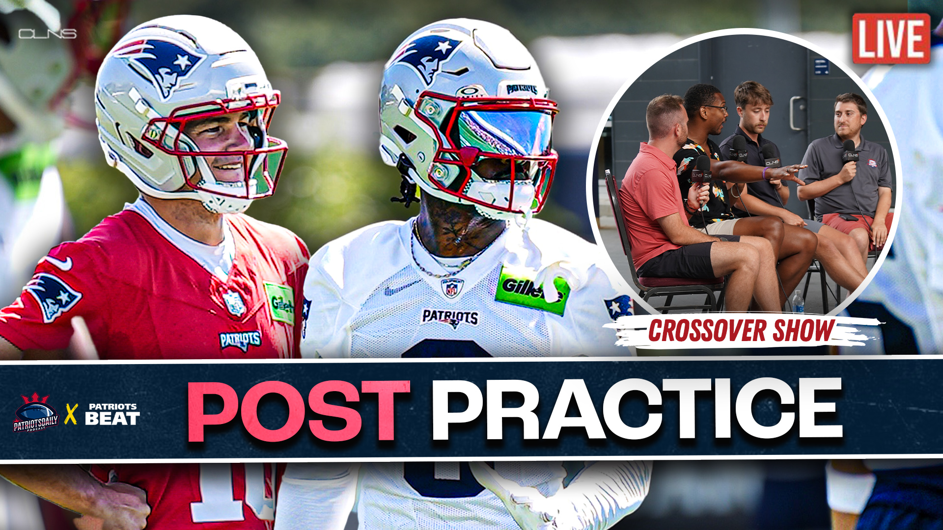 Patriots Daily/Beat Crossover: Drake Maye STRUGGLES at Patriots In-Stadium Practice Recap