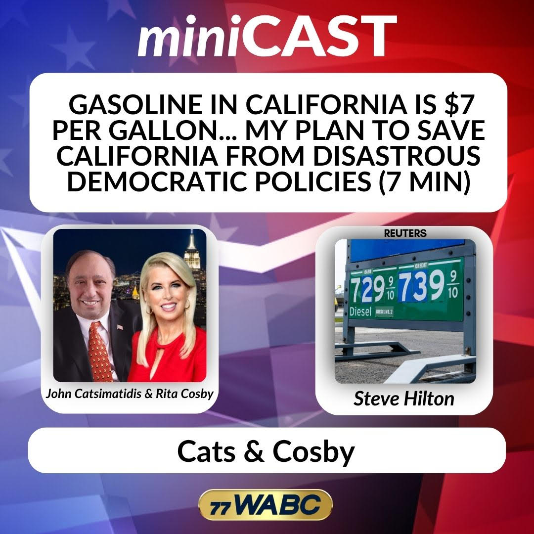Steve Hilton: Gasoline in California is $7 per Gallon... Plan to Save California from Disastrous Democratic Policies (7 min)