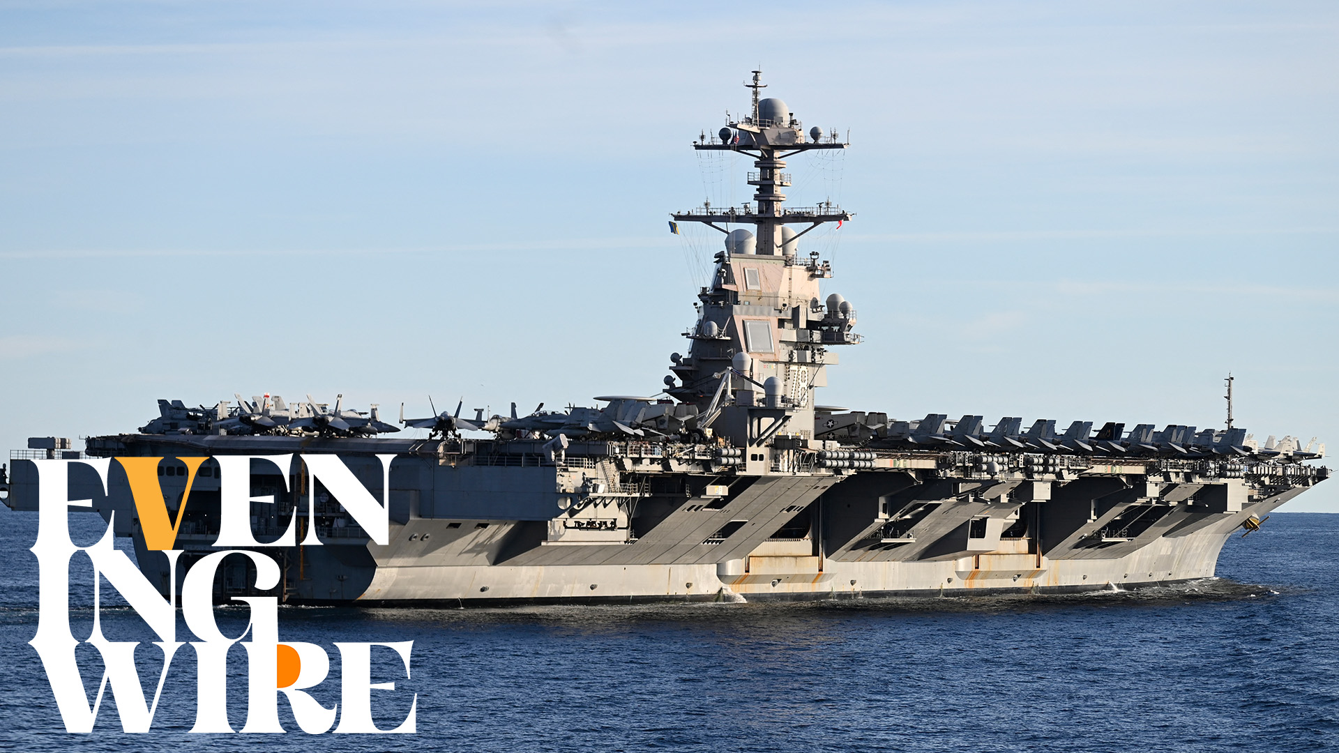 Episode art: Evening Wire: Narco Seas Patrol & Aviation Shutdown Strain | 10.24.25