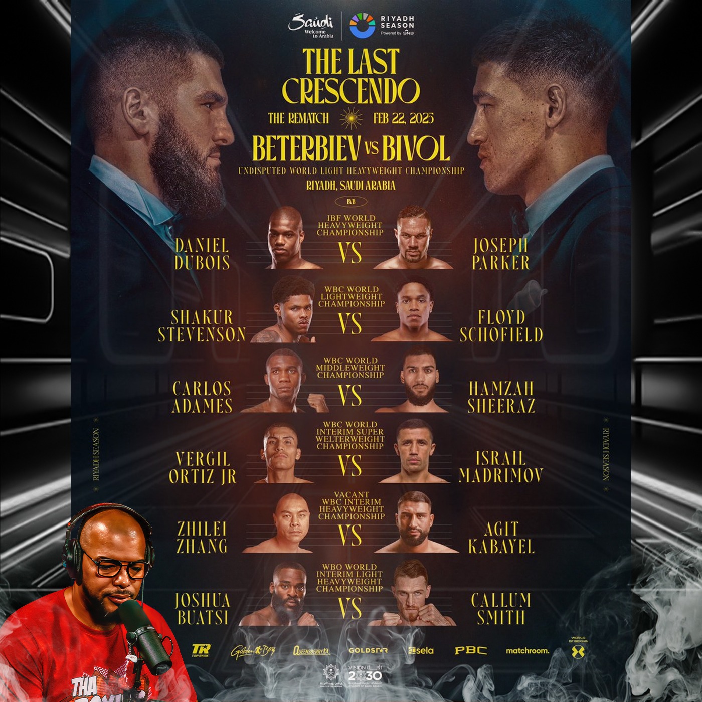 ☎️THE LAST CRESCENDO Riyadh Season Fight Card For February 22nd is ABSOLUTELY STACKED🔥