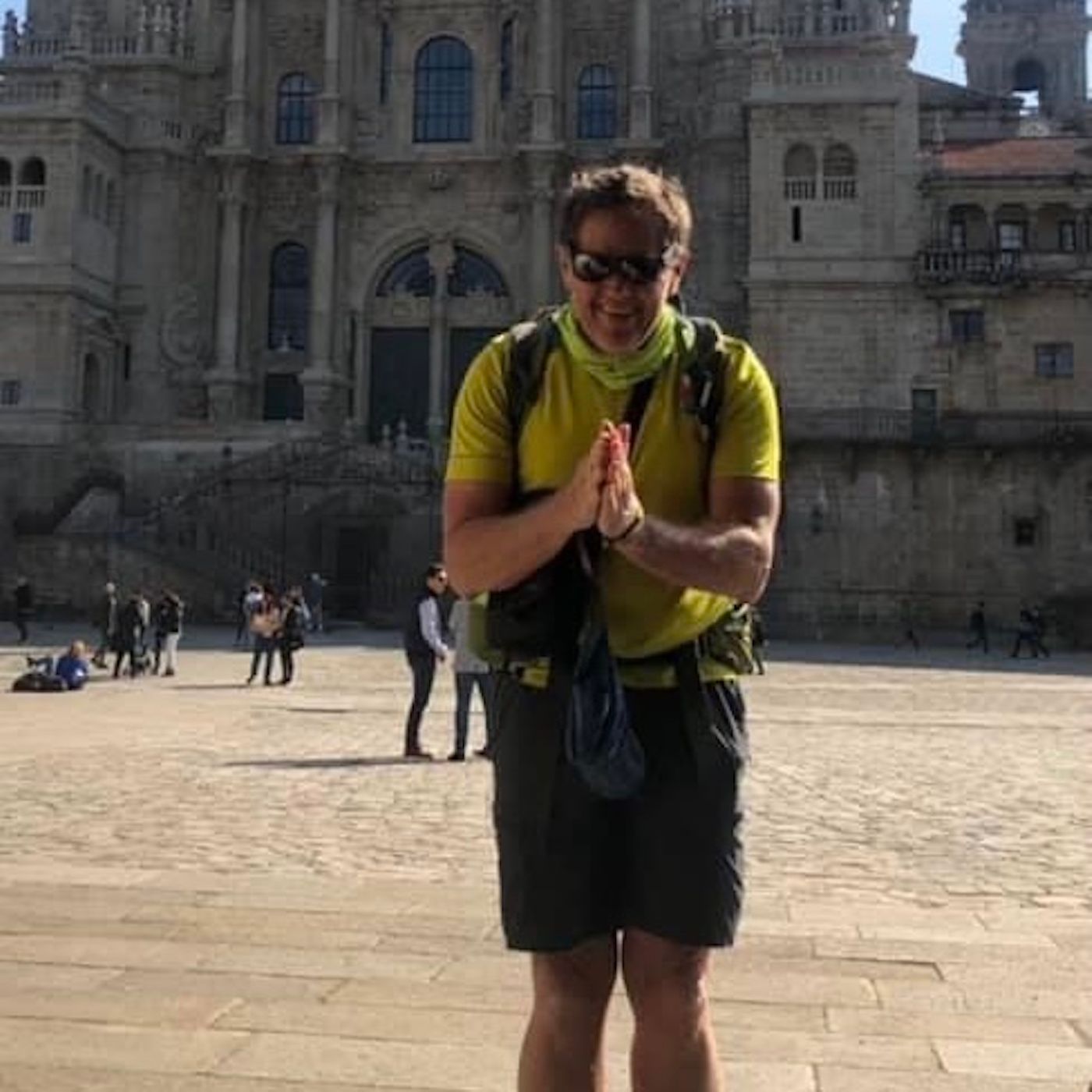 American pilgrim Bob Scheidt has walked eleven Caminos in six years.  I'm dying to know why....!!  He's also walked with Type-1 diabetes and heart disease. episode artwork